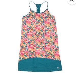 NWOT Roxy Hawaiian Summer Dress Braided back strap